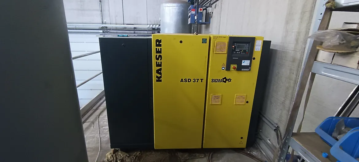 Service eines Kaeser ASD 37 T Schraubenkompressors